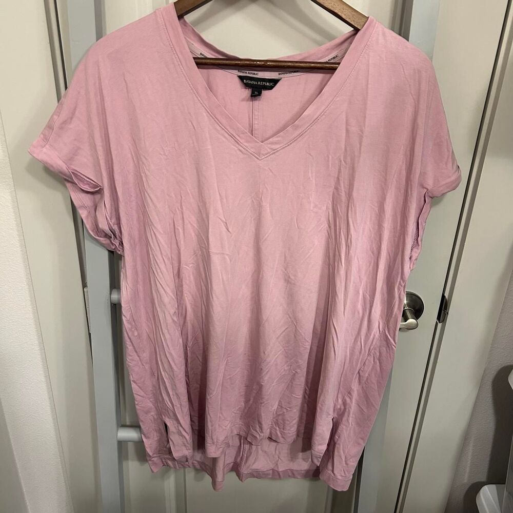 Banana-republic Women's Pink T-shirt